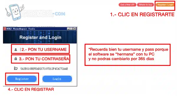Registrar en DZKJ Schematics
