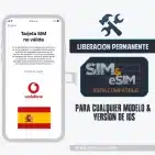 Libera iPhone por IMEI Vodafone Espana