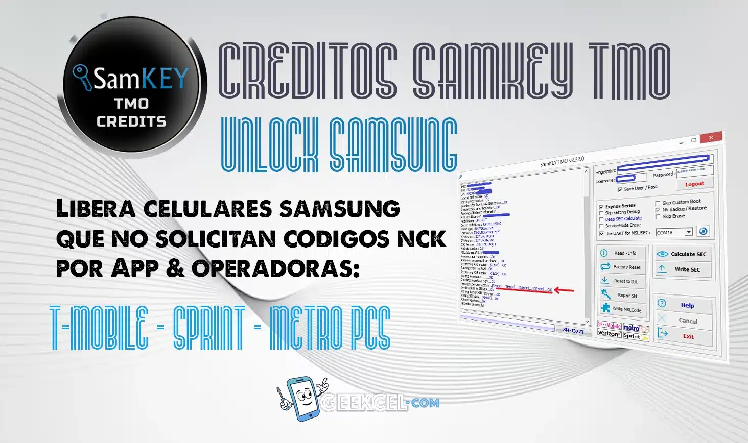 Samkey TMO Edition Créditos de Servidor imagen principal