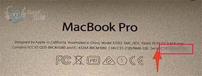 Cómo verificar número de serie Mac para Bypass EFI