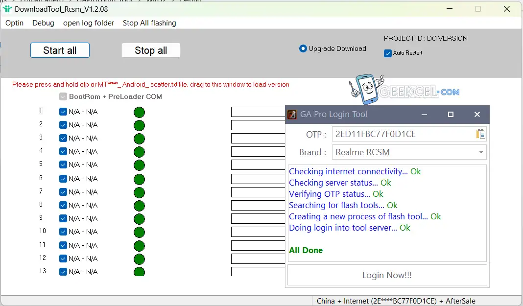 GaPro DownloadTool RCSM 3 GaPro DownloadTool RCSM 3