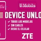 LIBERAR ZTE T MOBILE USA DEVICE UNLOCK