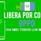 LIBERA OPPO MOVISTAR GUATEMALA VIA IMEI