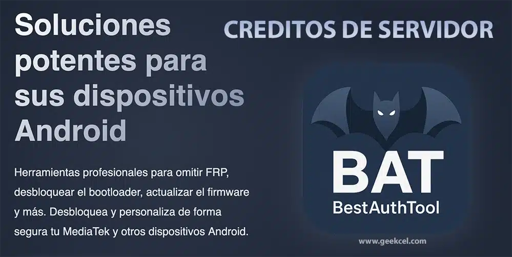 BAT BestAuthTool Creditos de Servidor BAT BestAuthTool Creditos de Servidor